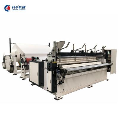 China factory toilet paper roll rewinding machine tissue paper converting machine for toilet paper for sale