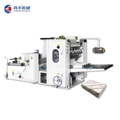 China Automatic Paper Folder Napkin Factory Napkin Paper Folding Machine Automatic Hand Folding Machine For Napkin Paper for sale