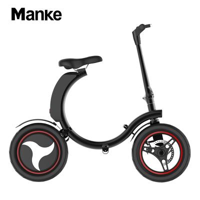 China High Quality Popular Mankeel MK114 14inch 350W Mini Foldable Crownwheel Light Electric Bicycle Standard Boat From EU Warehouse for sale