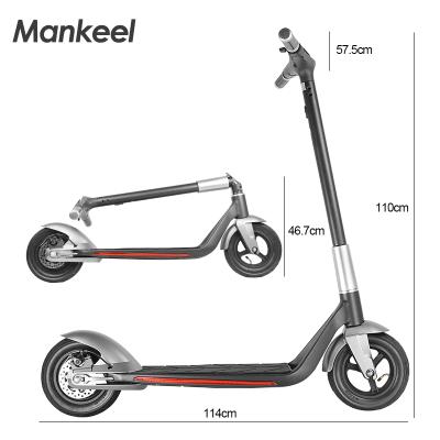 China Unisex Two Wheel Scooter, 300W 7.8A Battery 10