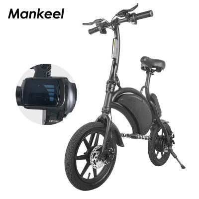 China Aluminum Alloy Mankeel Scooter Bike Available In Fast Folding Type EU Warehouse Scooter E-Bike Electric Bike Suit For Adult for sale