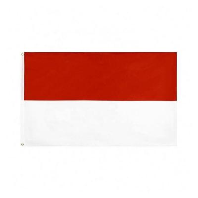 China Custom Decoration Flags 3x5 Silk Screen Printing Stock Printed Indonesian ID Indonesia Flag for sale