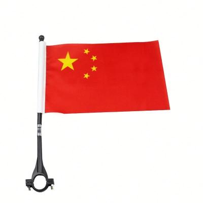 China FLYING Motorcycle Back Mount Flagpole Bike Flag for sale