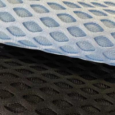 China 2mm Breathable Air Mesh Material Stretchable 100% Polyester Air Mesh Fabric for sale