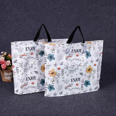 중국 China Supplier Moisture Proof Custom Design Logo Printing Plastic Promotional Bags Plastic Apparel Packaging Bags Shopping Bags With Handles 판매용