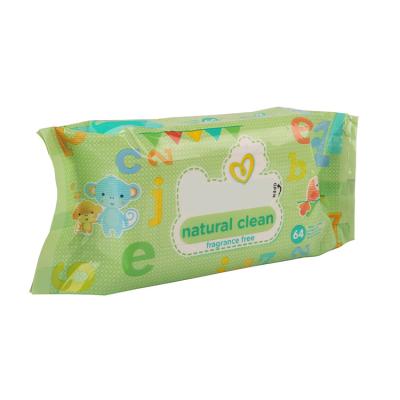 China Biodegradable Original Nonwoven Baby Cleaning Wipes Huggies Customized Paraben Free Aloe Vera Wipes For Baby for sale