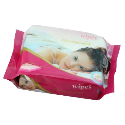 China Comfortable High Quality Small Pack 25pcs Female Cleaning Makeup Remove Wet Cleaning Cloths for sale