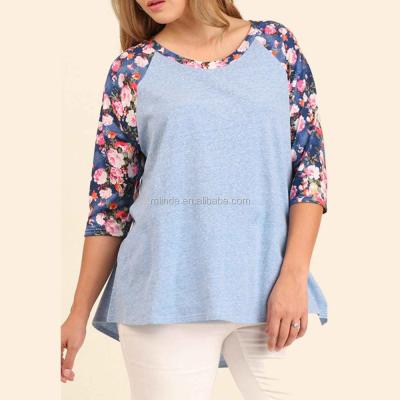 China New Pattern Breathable FLORAL Casual Breathable Ladies Baseball Shirt Ladies Style Uniform Blouses For Women for sale