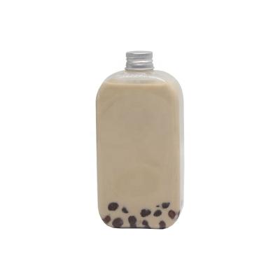 China food & Beverage Packaging 400ml PET Cold Drinks Milkshake Takeaway Portable Plastic Bottle for sale