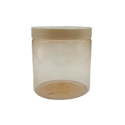 China 800ml Cosmetic Cream Jar Skin Care Cream With Lid Skin And Hair Care Cream PET Bottle With Screw Cap for sale