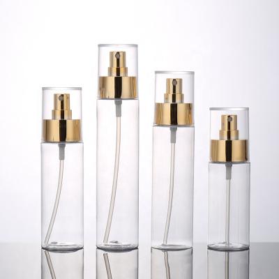 China BEAUTY PACKAGING 80ML100ML120ML150MLPET Clear Plastic Essence Dew Toner Spray Bottle for sale