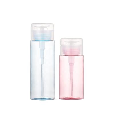 China 200ml PET Cosmetic Bottle Plastic Cosmetic Bottle Daily Chemicals Packing Bottle for sale