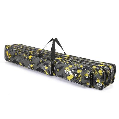 China Durable Outdoor Tactical Multifunctional Fishing Rod Bag Sea Pole Fishing Tackle Storage Fishing Bag Fishings Storage Custom Bags for sale