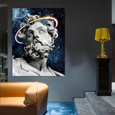 China Famous Decoration Modern Home Art Poster Wall Statue Portrait Picture Canvas Painting Kit for sale