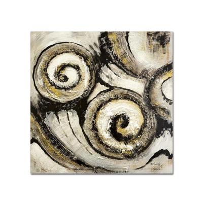 China Abstract Handmade Nordic Abstract Oil Painting With Frame Decorative Oil Painting For Wall Art for sale