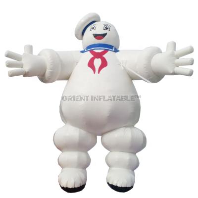 China Orient Inflatables Giant Stay Puft Marshmallow Man Ghostbusters Halloween Inflatable Man 8mH for sale