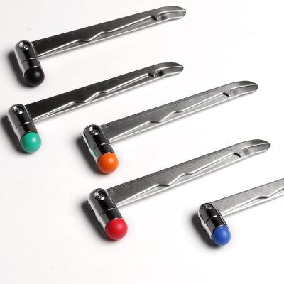 China Wholesale Metal Stainless Steel Colorful Medical Multifunctional Reflex Hammer With Handle for sale