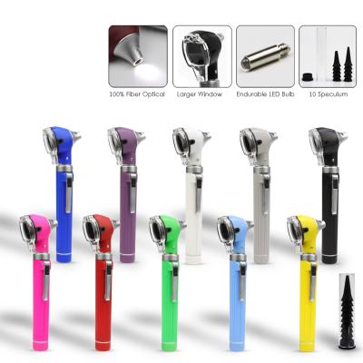 China HONSUN Metal Color Standard Fiber Optic Otoscope and Ophthalmoscope for sale