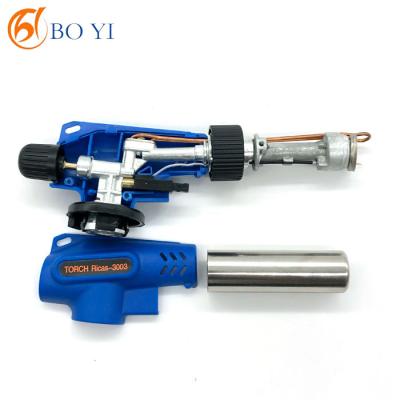 China 3303 Card Gas Soplete Sugon Gas Torch Flame Gun Kitchen Butane Lighter Torch 16.5*4*6.5 for sale