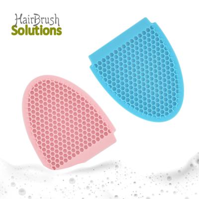 China EXFOLIATING New Design Silicon Exfoliator Skin Facial Cleansing Make Up Face Scrubbers Face Wash Brush Wash Detergent Cleansing Pad for sale