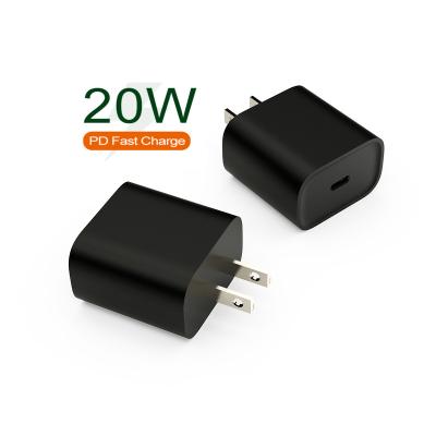 China Cell Phone PD 20W Fast Charger Phone CE/FCC/RoHS Used Type C Fast Charger US UK Eu Plug For Apple iPhone Adapter USB Wall Fast Charger for sale