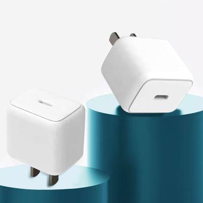 China PD 3.0 Quick Charger Customize Logo 20W PD3.0 Power Adapter EU USA Plug 20W USB C Wall Fast Charging Portable Charger For iPhone Travel Charger for sale