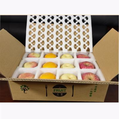 China Custom Logo Cardboard Corrugated Box For Tomato Fruit Corrugated Cardboard Box Disposable Apples for sale