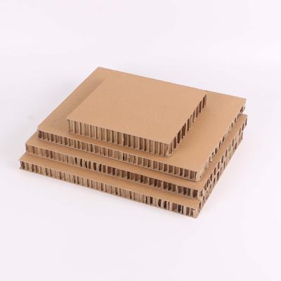 China Factory Price Moisture Proof Lightweight Kraft Paper Logo Recyclable Honeycomb Paper Board High Strength for sale