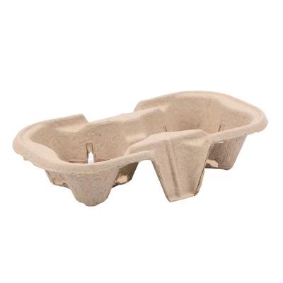 China Recycled New Industrial Trend Custom Pack Biodegradable Molded Paper Pulp Packaging Trays for sale