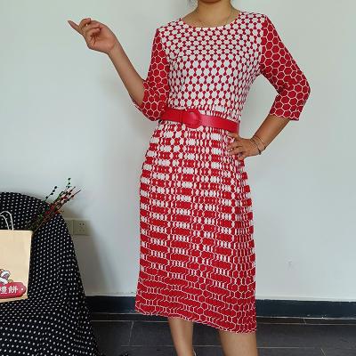 China High Quality African Print New Arrival African Dress Print Plus Size African Clothing Women Casual Party Dresses for sale