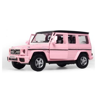 China Alloy Diecast Models Toys Pink Toy Car Die Cast Auto Model Toy Classic Design Children Car for sale