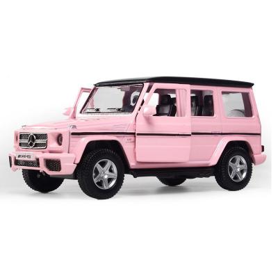 China Hot Selling Pink Toy Car Diecast Die Cast Alloy Models Car Auto Model Toys For Children for sale