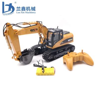 China Building Material Stores Excavator Model Collect 15 Channel Remote Control Model for sale