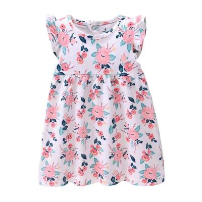 China Princess Breathable Sleeveless Children Dress Summer Girl Pure Cotton Dresses Kids Clothing for sale