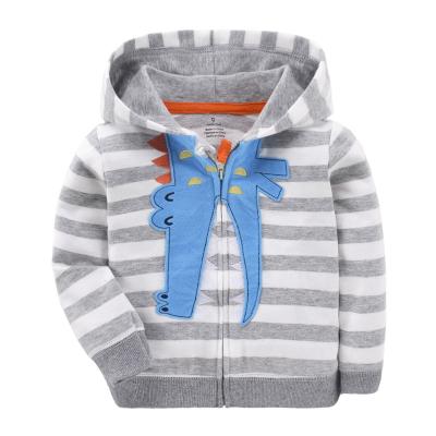 China New Arrival Good Quality 100% Cotton Raincoats Baby Boys And Girls Hooded Coat Jackets With Zipper for sale