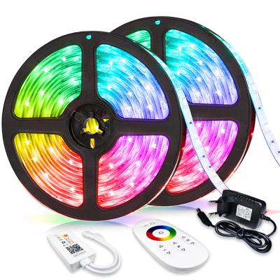 China Residential Wholesale Wifi Cable 12v 5m Room 5050 Smd RGB Residential Waterproof Flexible Waterproof Led Strip/led strip lights/led strip light for sale