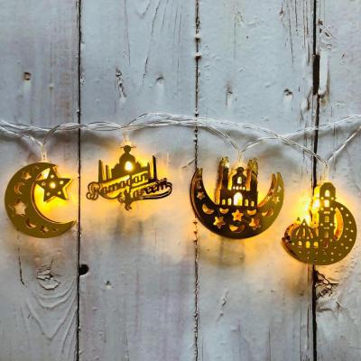 China Battery Operated LED Ramadan Light For Foliday Decor PVC+Copper Wire+LED Metal Decoration Room for sale