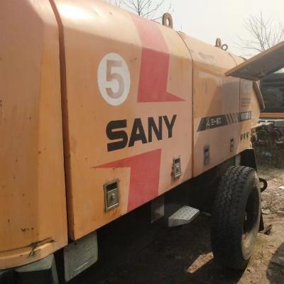 China 65m3/H 40m3/H Used Concrete Trailer Pump Second Hand Sany Stationary Concrete Pump for sale