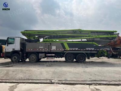 China 2017 Zoomlion Concrete Pump Truck Usado 56m 4 Axel ZLJ5440THBK 56X-6RZ máquinas de construção Ready Mix Cement Boom Pump para venda na Turquia à venda