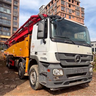 China Sany gebruikt 56m SYM5449THB betonmachine te koop in UAE Benz chassis Te koop