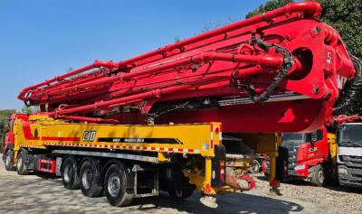 China Big Size Concrete Pump 2021 Sany Used Concrete Pump Truck 67M With Volvo Chassis Hunan Zhongheng for sale