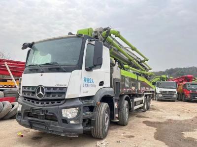 China Used/second-hand 2021year Zoomlion Benz Chassis 56m Concrete Pump Truck For Construction Work Concrete zu verkaufen