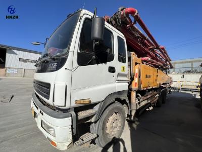 China 2013 used Sany  Concrete Pump Truck supply near middle east with ISUZU chassis 48M for sale