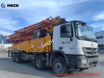 China XCMG Used Concrete Pump Truck 295Kw Engine Power And 56m Vertical Reach Include Made In 2017 Whihout Truck Te koop