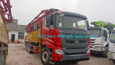 China 2021 Sany 49M met chassis Sany SYM5340THB wordt gebruikt betonzuiger vrachtwagen geleverd uit China Te koop