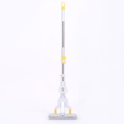 China Sustainable telescopic broom handle super absorbent water compression pva sponge mop and broom refills for sale