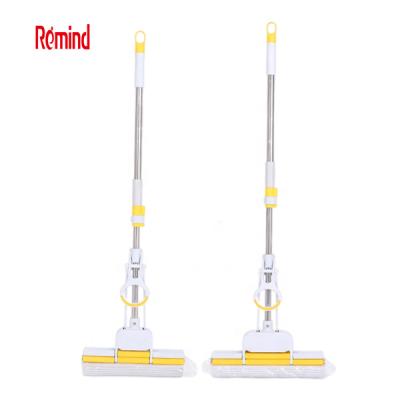 China Super Durable Home Cleaning Tools PVA Floor Cleaner Water Absorption Sponge Broom Compression Mop 33cm For Home Cleaning for sale