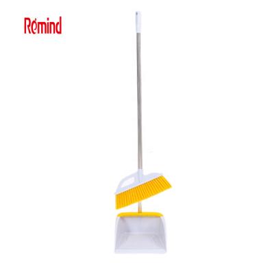 China Home Household Stabilized Power Supplies 3 in 1 Long Handle Broom Design Plastic Dustpan Dustpan Cleaning Set for OfficeHome Kitchen Room for sale