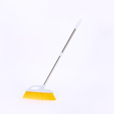 China Home Remind Household Floor Sweeper Stainless Steel Handle Broom and Dustpan Cleaning Set for sale