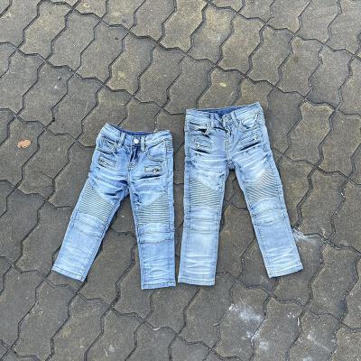 China Breathable Ready To Ship Kids Clothing Vendor 3t Boys Denim Breeches Kids Biker Jeans 1t-14 for sale